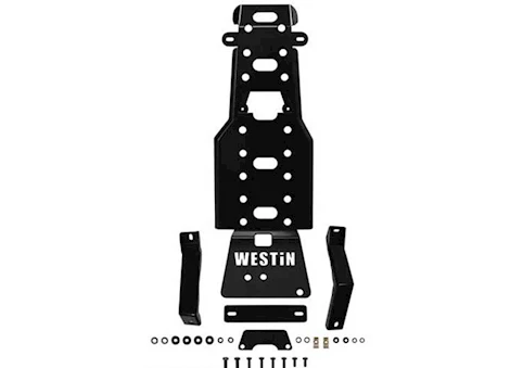 Westin Automotive 07-11 WRANGLER UNLIMITED 4DR/2DR OIL PAN/TRANSMISSION SKID PLATE TEXTURED BLACK