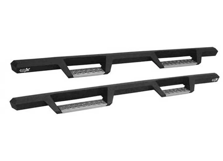 Westin Automotive 05-23 TACOMA DOUBLE CAB TEXTURED BLACK HDX STAINLESS DROP NERF BARS