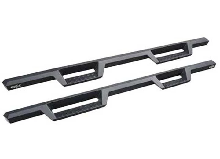 Westin Automotive 19-C SILV/SIERRA 1500/20-C SILV/SIERRA 2500/3500 HD DBL CAB TXT BLACK HDX DROP NERF BARS