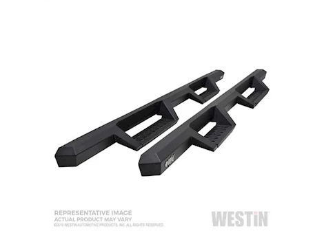 Westin Automotive 19-23 ranger supercab hdx drop nerf step bars textured black Main Image