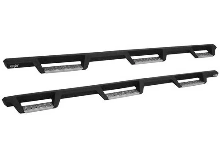 Westin Automotive 17-22 F250/350 CREW CAB(6.75 FT BED)TEXTURED BLACK HDX SS DROP W2W NERF BARS