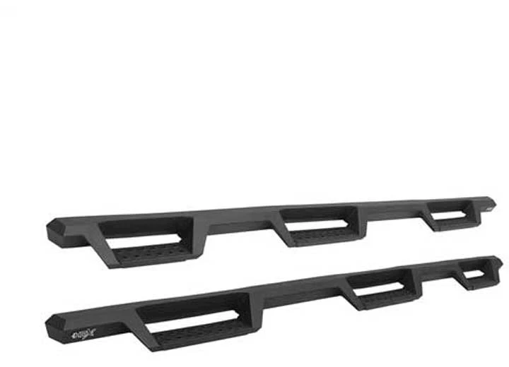 Westin Automotive 07-19 SILV/SIERRA 2500/3500/RAM 1500 CREW CAB(6.5/8 FT)DUAL DRILL REQ TEXT BLK HDX DROP WTW NERF BAR