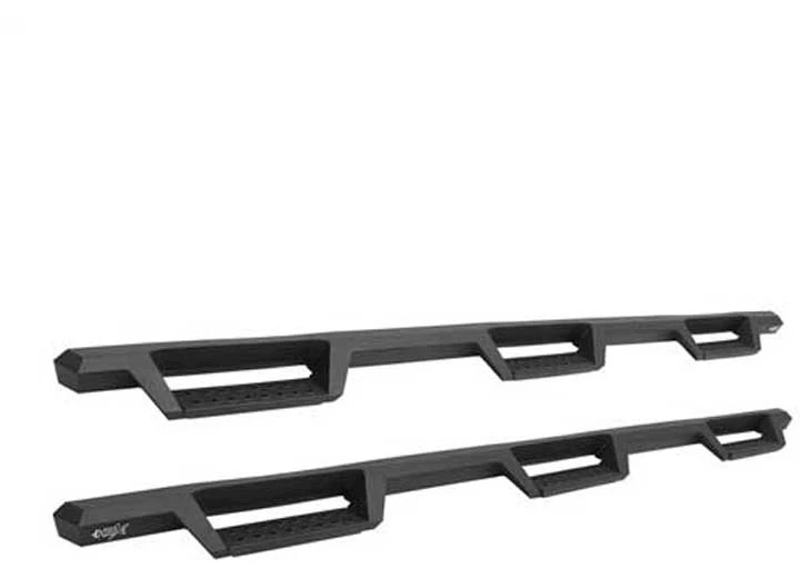 Westin Automotive 07-19 silverado/sierra 2500/3500 crew cab(8 ft bed)excl dually text blk hdx drop wtw nerf step bars Main Image