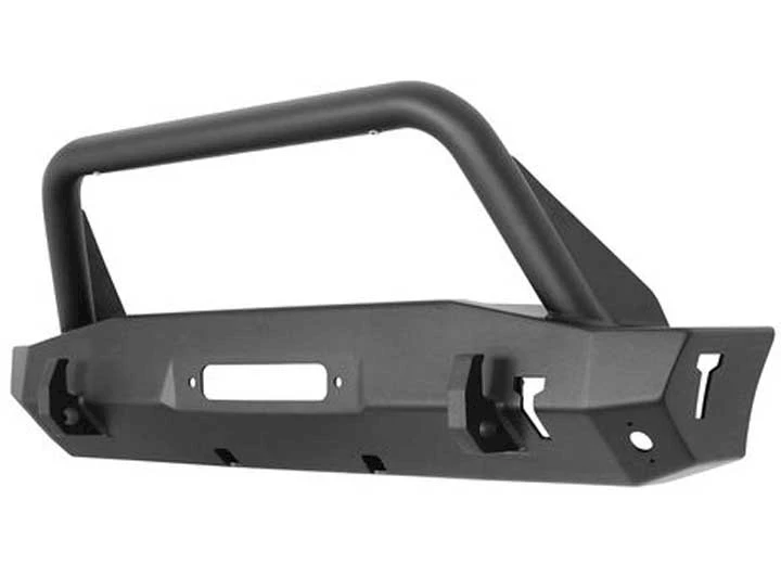 Westin Automotive 07-18 WRANGLER(EXCL 2018 JL)TEXTURED BLACK WJ2 STUBBY FRONT BUMPER W/BULL BAR