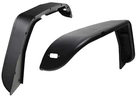 Westin Automotive 18-C WRANGLER/20-C GLADIATOR TEXTURED BLACK TUBE FENDERS - FRONT