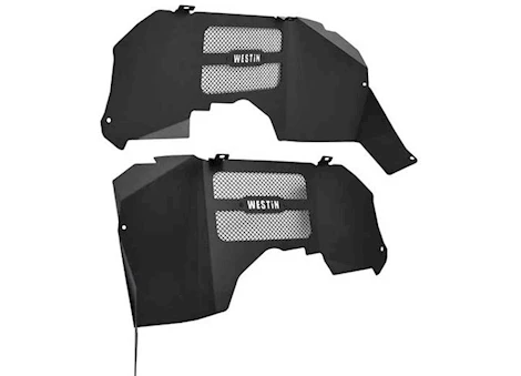 Westin Automotive 18-C WRANGLER/20-C GLADIATOR TEXTURED BLACK INNER FENDERS - FRONT