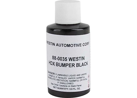 Westin Automotive BRUSH CAP BOTTLE .6 OZ. TOUCH-UP PAINT TEXTURED BLACK