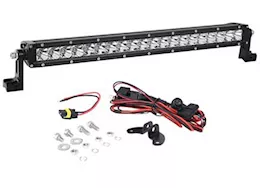 Westin Automotive Xtreme led light bar low profile single row 20 inch flood w/5w cree, black , harness & brackets incl