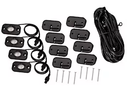 Westin Automotive 07-c wrangler/18-c wrangler jl black led rock light kit