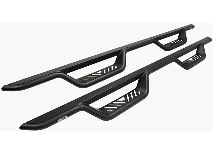 Westin Automotive 04-13 silverado/sierra 1500/01-19 2500/3500 crew cab drop nerf step bars txtd black