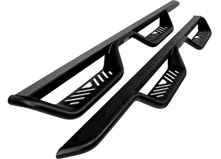 Westin Automotive 07-18 wrangler jku 4dr outlaw drop nerf step bars textured black