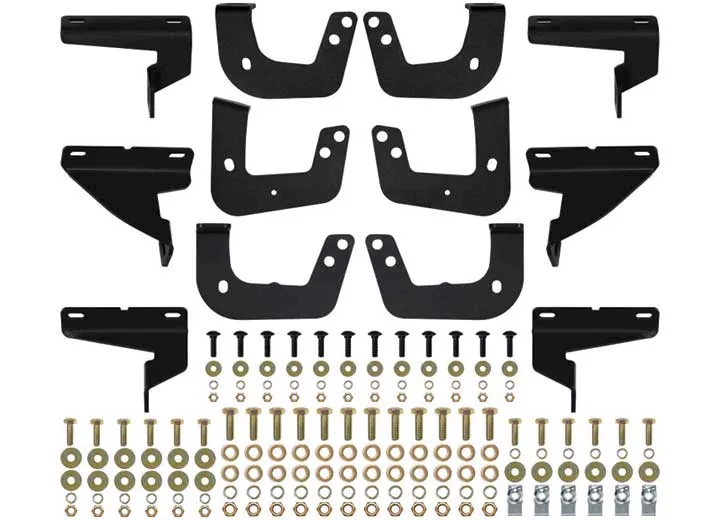 Westin Automotive 07-18 wrangler jku 4dr outlaw drop nerf step bars textured black