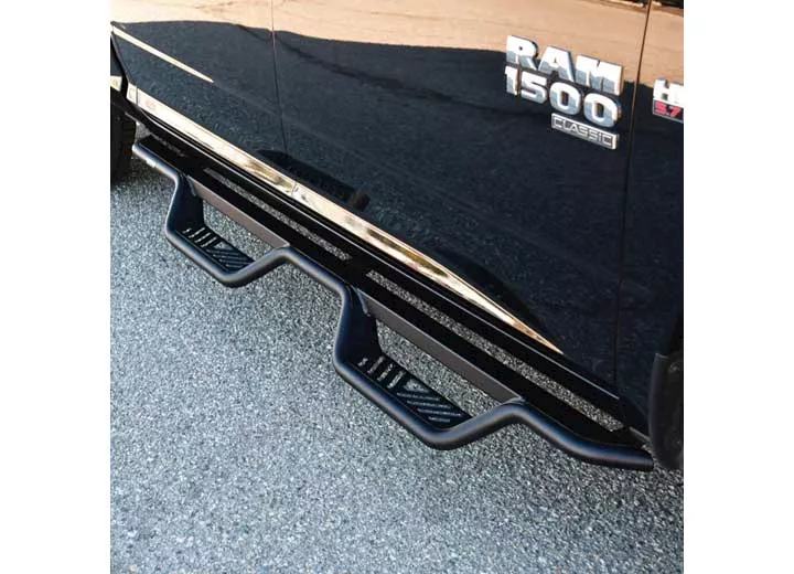 Westin Automotive 09-c ram 1500/2500/3500 crew cab outlaw drop nerf step bars textured black