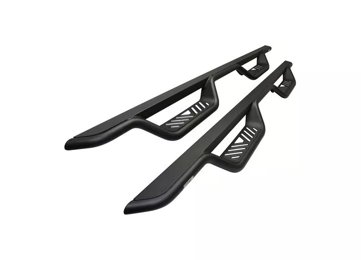 Westin Automotive 14-18 silv/sierra 1500/15-19 silv/sierra 2500/3500(no diesel)crew cab outlaw drop nerf bars txt blk