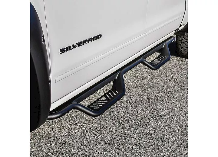 Westin Automotive 14-18 silv/sierra 1500/15-19 silv/sierra 2500/3500(no diesel)crew cab outlaw drop nerf bars txt blk