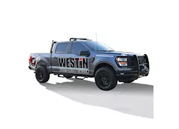 Westin Automotive 15-c f150/17-c f250/f350 supercrew outlaw drop nerf step bars textured black