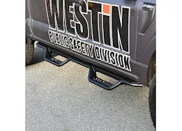 Westin Automotive 15-c f150/17-c f250/f350 supercrew outlaw drop nerf step bars textured black