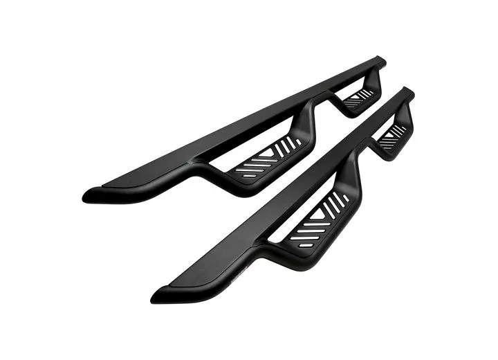 Westin Automotive 19-c ram 1500 quad cab outlaw drop nerf step bars textured black