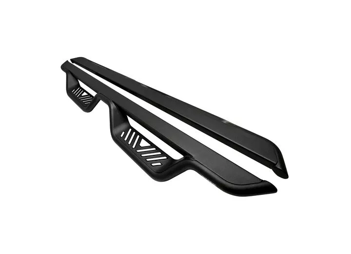 Westin Automotive 19-c ram 1500 quad cab outlaw drop nerf step bars textured black