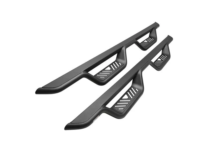 Westin Automotive 19-c silv/sierra 1500/20-c silv/sierra 2500/3500 dblcab outlaw drop nerf step bars txt black