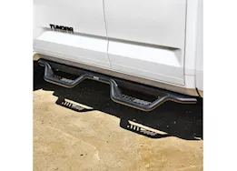 Westin Automotive 22-c tundra double cab outlaw drop nerf step bars textured black