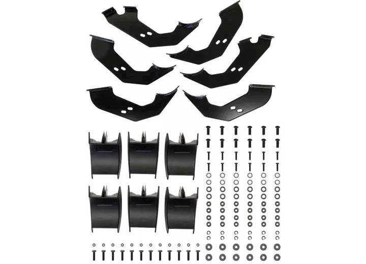 Westin Automotive 24-c tacoma double cab pro traxx 4 oval nerf step bars black