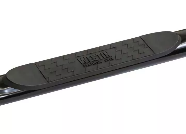 Westin Automotive 02-08 ram 1500 quad/03-09 2500/3500 quad cab/08-09 4500/5500 quad cab black platinum oval step bar