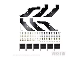 Westin Automotive 19-c ranger supercrew black pro traxx 5 oval nerf step bars