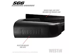 Westin Automotive 68.4 inches black sg6 running boards(brkt sold sep)