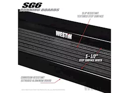 Westin Automotive 79 inches black sg6 running boards (brkt sold sep)
