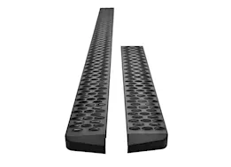 Westin Automotive 15-c transit van 150/250/350(36in driver side & 97in pass side)grate steps running boards txt black