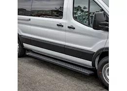 Westin Automotive 15-c transit van 150/250/350(36in driver side & 97in pass side)grate steps running boards txt black