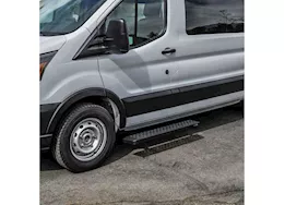 Westin Automotive 15-c transit van 150/250/350(36in driver side & 97in pass side)grate steps running boards txt black