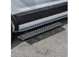 Westin Automotive 15-c transit van 150/250/350(36in driver side & 97in pass side)grate steps running boards txt black