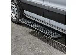 Westin Automotive 15-c transit van 150/250/350(36in driver side & 97in pass side)grate steps running boards txt black