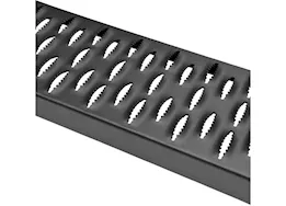 Westin Automotive 15-c transit van 150/250/350(single 54in pass sliding door)grate steps running boards txt black