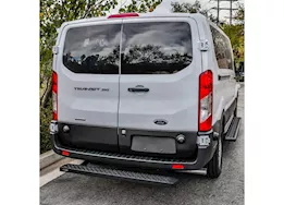 Westin Automotive 15-22 transit van 150/250/350(single 54in rear)grate steps running boards textured black