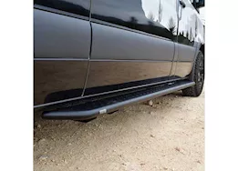 Westin Automotive 07-c mercedes-benz sprinter 144in wheel base outlaw running boards textured black