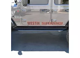 Westin Automotive 18-c wrangelr jl u 4dr outlaw running boards text black