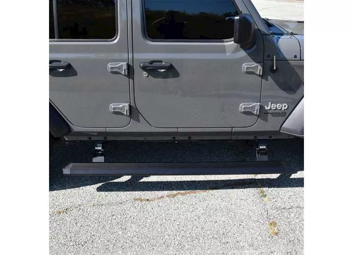 Westin Automotive 18-c wrangler jl u 4dr pro-e electric running boards textured black