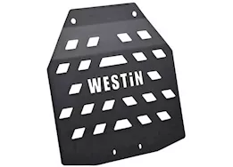 Westin Automotive 18-c wrangler jl textured black transfer case skid plate