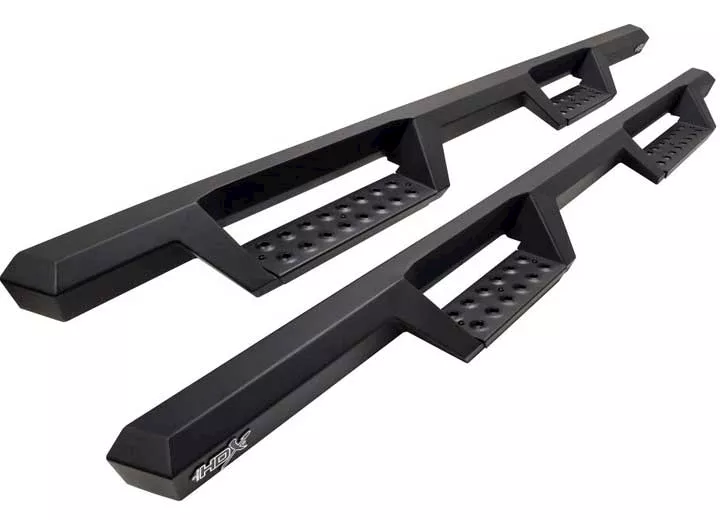 Westin Automotive 24-c tacoma double cab hdx drop nerf step bars textured black