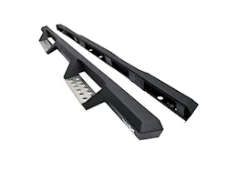 Westin Automotive 24-c tacoma double cab hdx stainless drop nerf step bars textured black