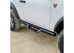 Westin Automotive 21-c ford bronco 2dr textured black hdx drop nerf step bars