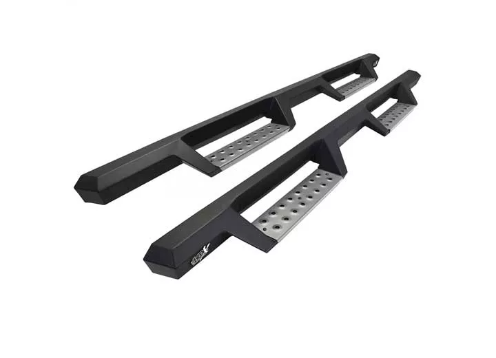 Westin Automotive 22-c tundra double cab hdx stainless drop nerf step bars textured black