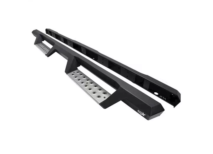 Westin Automotive 22-c tundra double cab hdx stainless drop nerf step bars textured black