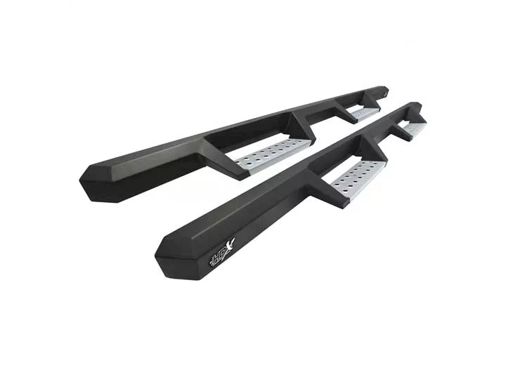 Westin Automotive 22-c tundra crewmax hdx stainless drop nerf step bars textured black