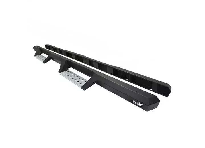 Westin Automotive 22-c tundra crewmax hdx stainless drop nerf step bars textured black