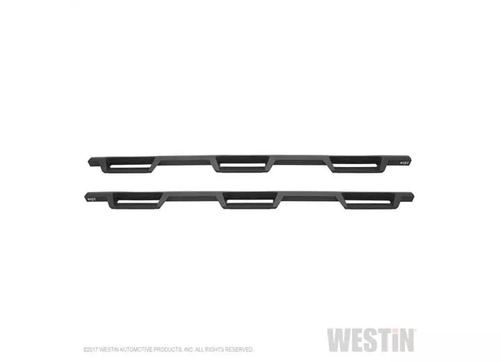 Westin Automotive 11-18 ram 2500/3500 cc(8ft bed)excl dually drill req text blk hdx drop wtw nerf step bars