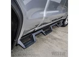 Westin Automotive 19-c silverado/sierra 1500 crew cab(6.5ft bed)hdx drop w2w nerf bars txt blk